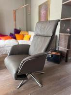 Zeer nette lederen relaxfauteuil, Huis en Inrichting, Fauteuils, Ophalen of Verzenden, Zo goed als nieuw, 50 tot 75 cm