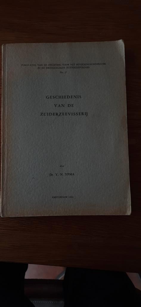 Geschiedenis van de Zuiderzeevisserij - Ypma, 1962, Boeken, Geschiedenis | Stad en Regio, Gelezen, 20e eeuw of later, Ophalen of Verzenden