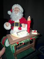 Holiday creations noel kerst man met buro met muziek en lich, Diversen, Kerst, Ophalen of Verzenden