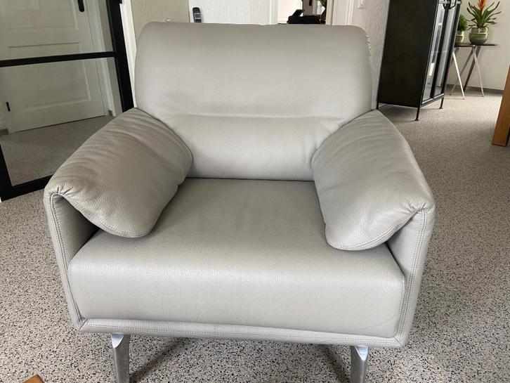 1-zits Bank ,Leolux Bora Balanza, Huis en Inrichting, Banken | Bankstellen, Zo goed als nieuw, Rechte bank, Eenpersoons, Minder dan 150 cm