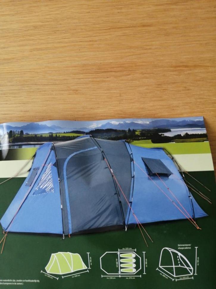 4 persoons nieuwe tunneltent, Caravans en Kamperen, Tenten, tot en met 4, Nieuw, Ophalen of Verzenden