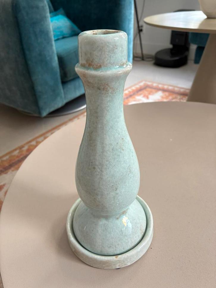 Brynxz Kaars Standaard met Schotel - 23cm, Huis en Inrichting, Woonaccessoires | Kandelaars en Kaarsen, Gebruikt, Kandelaar, Minder dan 25 cm