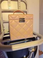 Mooie roze bijoux doos ong 20x20, Ophalen of Verzenden, Gebruikt, Roze, Overige materialen