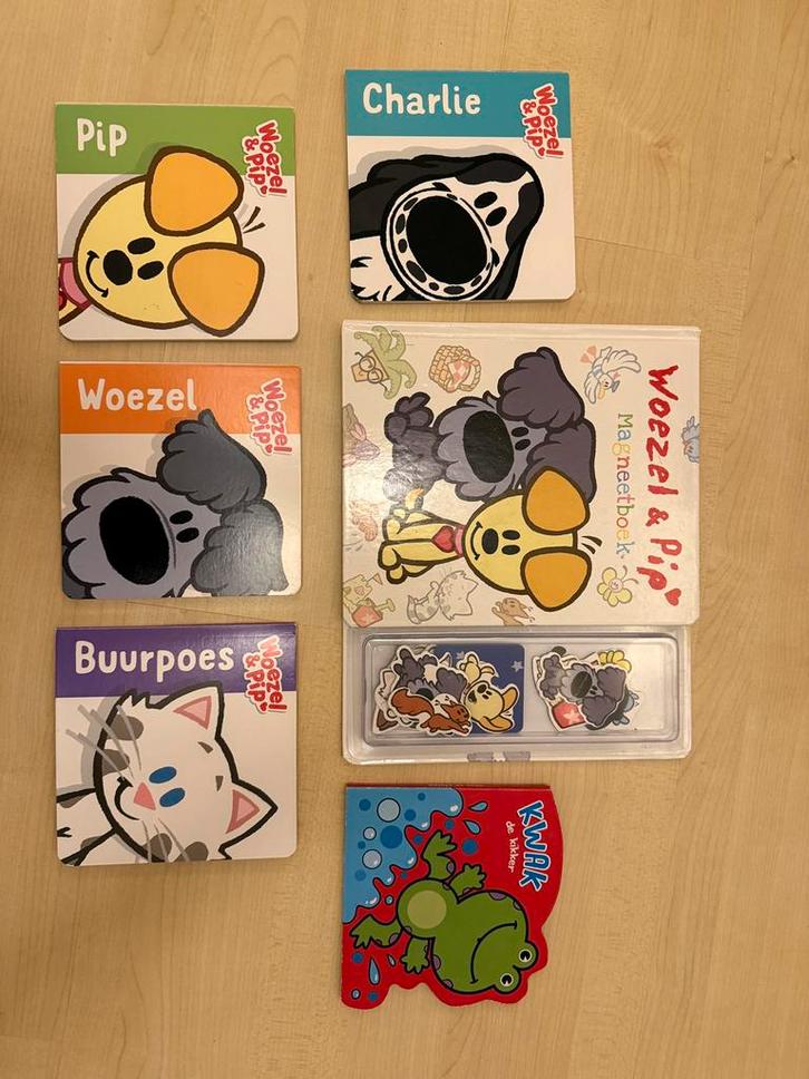 Woezel en Pip (magneet) boekjes, Boeken, Kinderboeken | Baby's en Peuters, Zo goed als nieuw, Ophalen of Verzenden