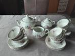 Mosa Pioenroos Theeservies - 9 Kopjes, Ophalen of Verzenden