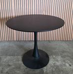 4 x Ikea Docksta ronde eettafels zwart tafel rond, Ophalen of Verzenden, Zo goed als nieuw