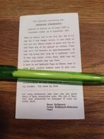 Kinder bidprentje Deurne Geraldje Strijbosch 1970 1975, Ophalen, Bidprentje