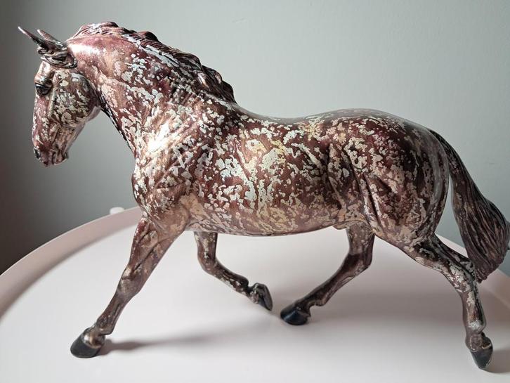 Breyer repaint iers trekpaard, Verzamelen, Dierenverzamelingen, Zo goed als nieuw, Beeldje of Figuurtje, Paard, Ophalen of Verzenden