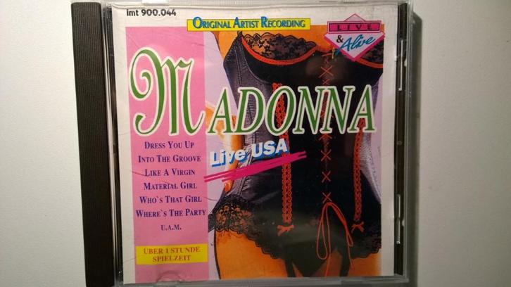 Madonna - Madonna Live USA, Cd's en Dvd's, Cd's | Pop, Zo goed als nieuw, 1980 tot 2000, Ophalen of Verzenden
