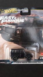 Land Rover Defender Fast Furious 1:64 Hot Wheels Premium Pol, Auto, Nieuw, Ophalen of Verzenden, Mattel