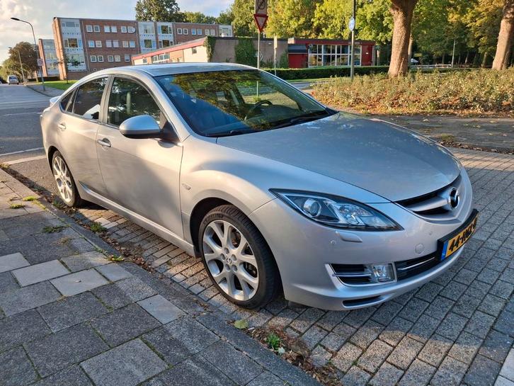 Mazda 6 2.5 Sport Hatchback 2008 Grijs, Auto's, Mazda, Particulier, ABS, Adaptieve lichten, Adaptive Cruise Control, Airbags, Airconditioning