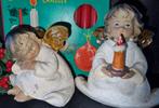 Vintage handgeschilderde engeltjes, Diversen, Kerst, Ophalen of Verzenden, Zo goed als nieuw