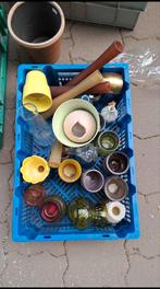 Vazen en potten, Huis en Inrichting, Woonaccessoires | Vazen, Overige kleuren, Ophalen of Verzenden, Minder dan 50 cm, Glas