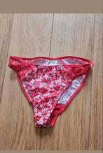 Rood bloemen ondergoed, Ophalen of Verzenden, Rood, Slip
