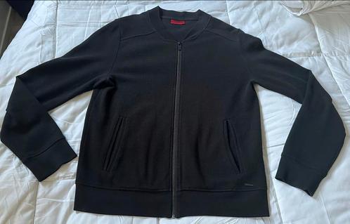 Origineel Hugo Boss wollen zip-up vest maat S zwart, Kleding | Heren, Truien en Vesten, Zo goed als nieuw, Maat 46 (S) of kleiner