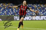 Foto met handtekening 3x Zlatan Ibrahimovic - legende, Ophalen of Verzenden, Zo goed als nieuw, Buitenlandse clubs, Spelerskaart