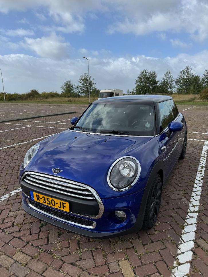 Mini 3-deurs (f56) 1.5 102pk 2018 Blauw, Auto's, Mini, Particulier, One, Airbags, Airconditioning, Alarm, Bluetooth, Centrale vergrendeling