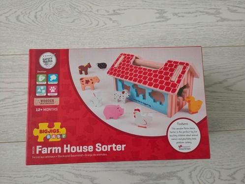Farm house sorter voor 12+ maanden, Kinderen en Baby's, Speelgoed | Overig, Zo goed als nieuw, Jongen of Meisje, Ophalen