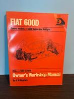 Workshop manual Haynes voor Fiat 600D en Multipla 1960-1970, Verzenden