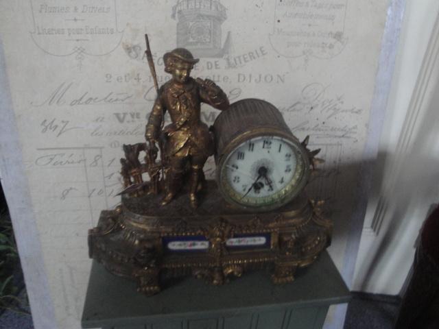 messing bronsklok met emaille plaatje, Ophalen of Verzenden