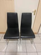1 zwarte stoel, Twee, Gebruikt, Ophalen of Verzenden, Zwart