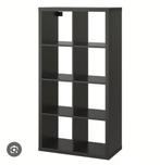 Ikea Kallax kast zwartbruin - 8 vakken, Ophalen, Gebruikt, 100 tot 150 cm, 50 tot 100 cm
