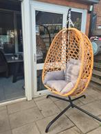 Hang ei  hangstoel, Tuin en Terras, Hangmatten, Ophalen, Zo goed als nieuw, Met standaard, Eenpersoons