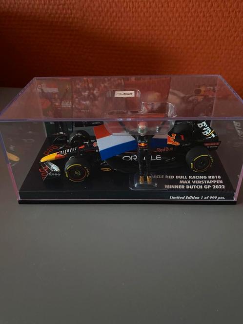 Max Verstappen RB18 2022 Dutch GP, Verzamelen, Automerken, Motoren en Formule 1, Zo goed als nieuw, Formule 1, Ophalen of Verzenden