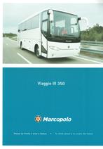 Folder Marcopolo Viaggio III 350 (touringcar - ca.2007), Gelezen, Overige merken, Verzenden