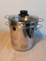 Pastapan RVS met inzetstuk, Huis en Inrichting, Keuken | Potten en Pannen, Overige typen, Ophalen of Verzenden, Zo goed als nieuw