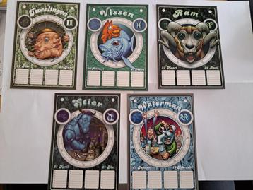 BOOMERANG CARDS/ 5 STUKS/ STERRENBEELD  beschikbaar voor biedingen