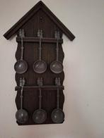 Antieke Lepelrek met Tinnen Lepels, Ophalen of Verzenden