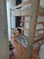 Hoogslaper steigerhout met bureau, Kinderen en Baby's, Kinderkamer | Stapelbedden en Hoogslapers, Ophalen, Gebruikt, Hoogslaper