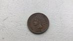 Usa 1 cent 1881/1884 (laatste cijfer beschadigd) indianhead., Ophalen of Verzenden, Noord-Amerika