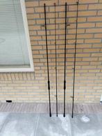 Zgan fox horizon x 3 hengels 10ft 2x stofhoezen fox sleeve's, Watersport en Boten, Ophalen of Verzenden, Zo goed als nieuw, Werphengel