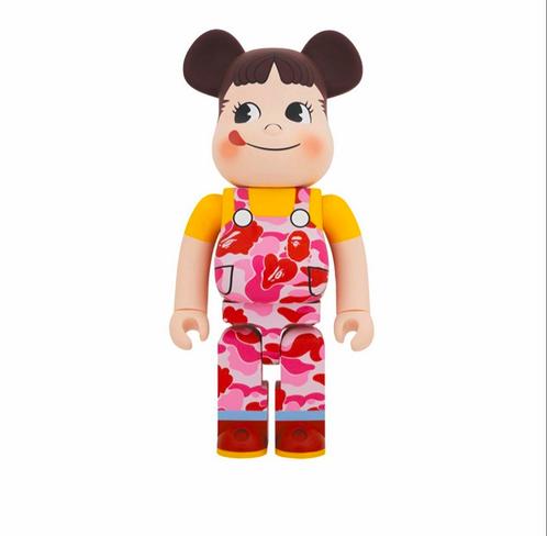 Medicom Be@rbrick Bape x Pekochan 1000% (Pink), Antiek en Kunst, Kunst | Designobjecten, Ophalen of Verzenden