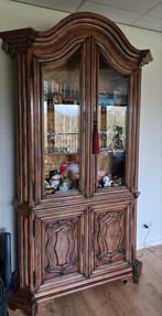 Mooie Antieke vitrinekast, 100 tot 150 cm, Glas, 150 tot 200 cm, 25 tot 50 cm