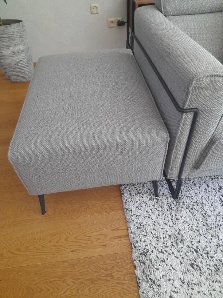 hocker grijs fiskardo, Huis en Inrichting, Banken | Voetenbanken en Poefen, Zo goed als nieuw, 50 tot 75 cm, 75 tot 100 cm, Rechthoekig
