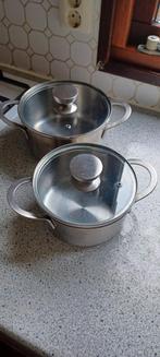 Brabantia pannen Futura, Huis en Inrichting, Keuken | Potten en Pannen, Ophalen of Verzenden, Rvs, Pannenset