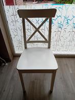 3 mooie ingolf witte eetkamerstoelen minimale gebruikerspore, Huis en Inrichting, Stoelen, Ophalen, Zo goed als nieuw, Wit