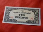 Filipijnen - Japanese Government WW2 - ten centavos PR 1942, Postzegels en Munten, Bankbiljetten | Azië, Ophalen of Verzenden