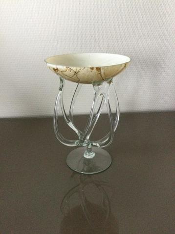 Handgeblazen Jozefina Krosno "Octopus"/Jellyfish art glass  beschikbaar voor biedingen