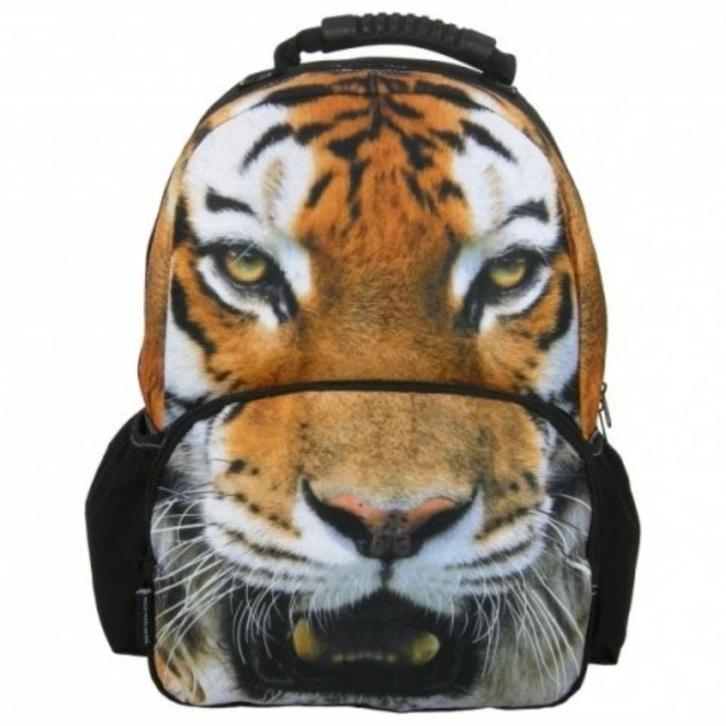 Photo Animal Tijger Rugzak rugtas schoolrugzak 44x29x21 cm, Sieraden, Tassen en Uiterlijk, Tassen | Rugtassen, Nieuw, Overige merken