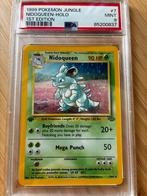WOTC 1999 Pokemon Jungle - 1st Edition Nidoqueen Holo PSA 9, Ophalen of Verzenden, Zo goed als nieuw, Losse kaart