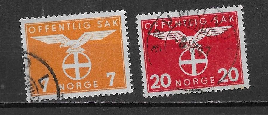 Noorwegen 1942, Postzegels en Munten, Postzegels | Europa | Scandinavië, Verzenden, Noorwegen, Gestempeld
