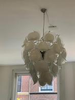 Kroonluchter vistosi stijl wit glas, Ophalen, Gebruikt, Glas