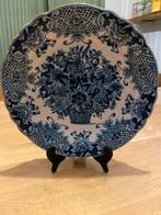 Tichelaar Makkum wandbord Delfts blauw 705, Antiek en Kunst, Ophalen of Verzenden