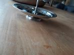 Etagère zilver metaal 26 cm hoog, Ophalen of Verzenden, Zo goed als nieuw