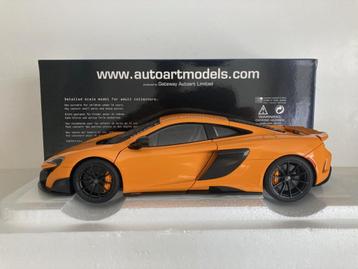 McLaren 675 LT 2016 oranje 1:18 (nieuw) beschikbaar voor biedingen