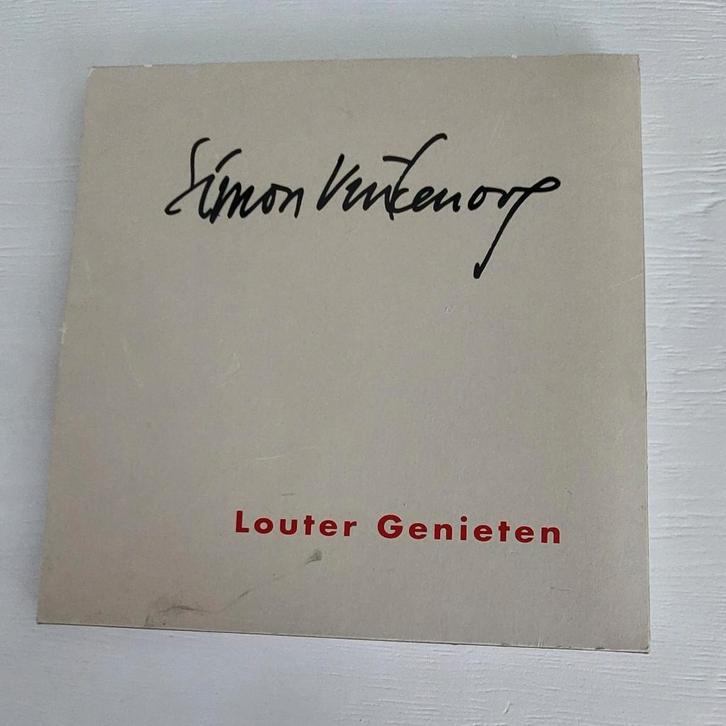 Simon Vinkenoog - Louter genieten., Antiek en Kunst, Kunst | Tekeningen en Foto's, Ophalen of Verzenden